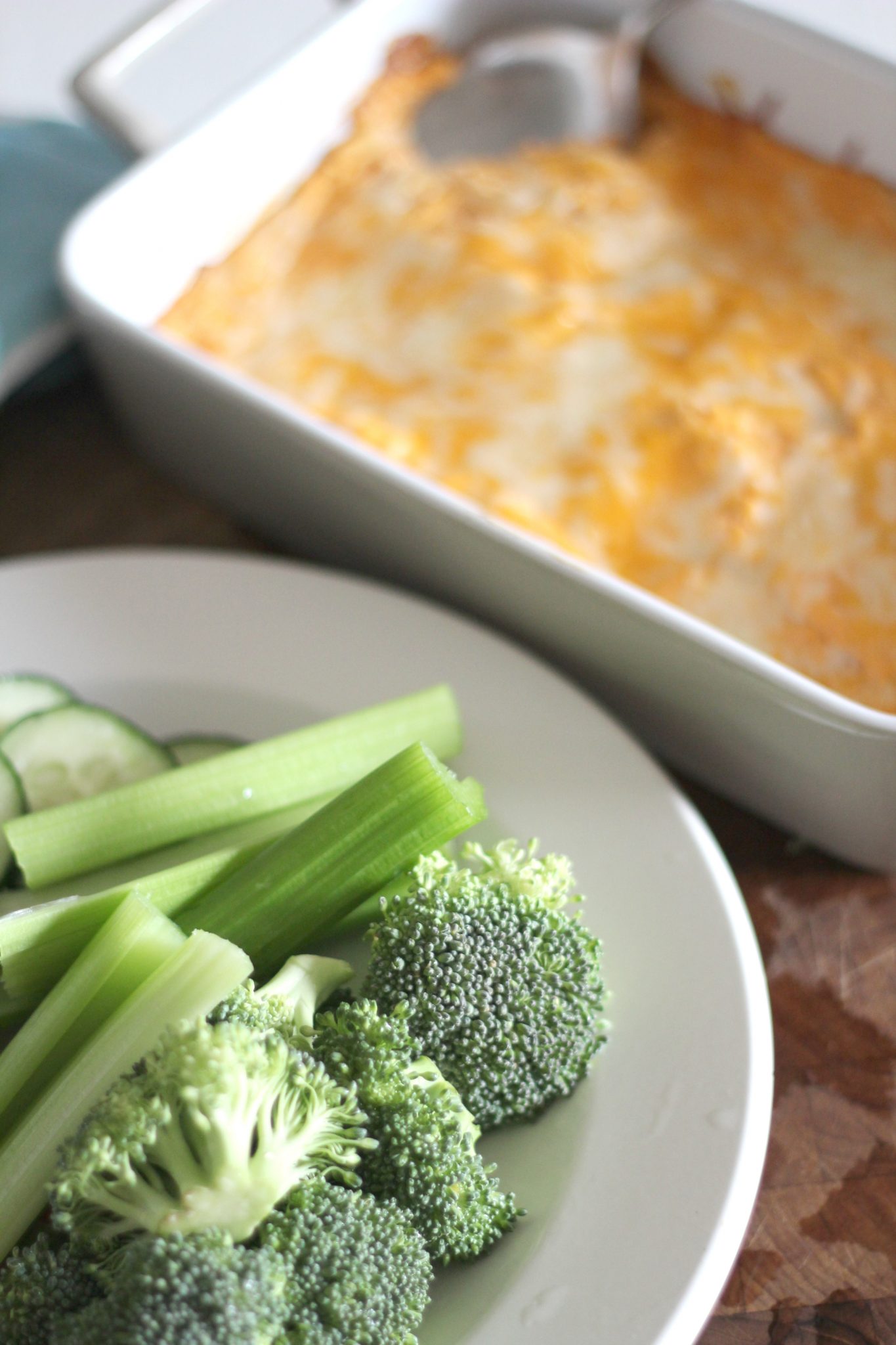 Quick and Easy Carb Buffalo Chicken Dip. Perfect recipe for game day or any day type of snack.