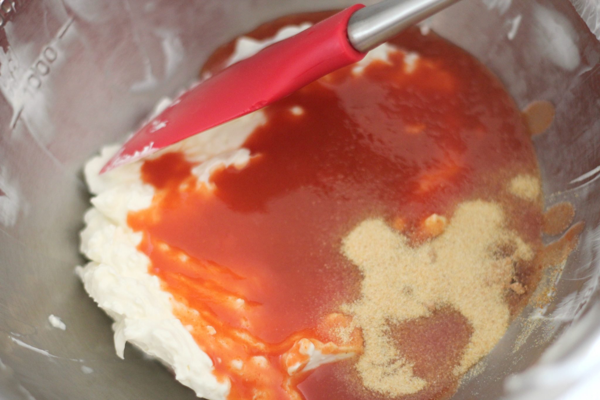 Quick and Easy Carb Buffalo Chicken Dip. Perfect recipe for game day or any day type of snack.