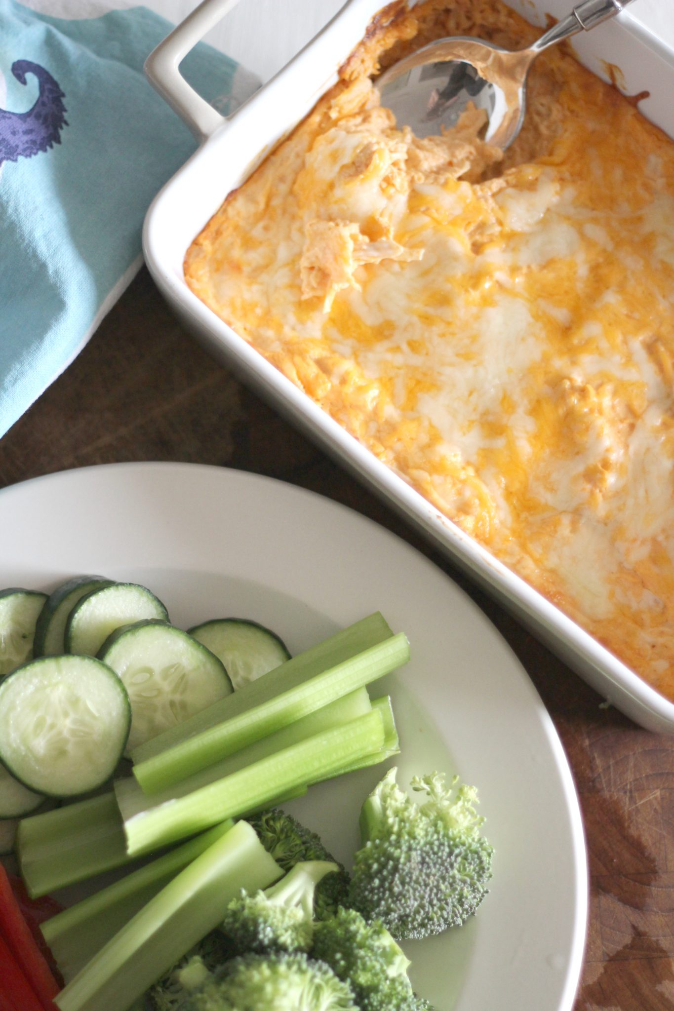 Quick and Easy Low Carb Buffalo Chicken Dip. Perfect recipe for game day or any day type of snack.