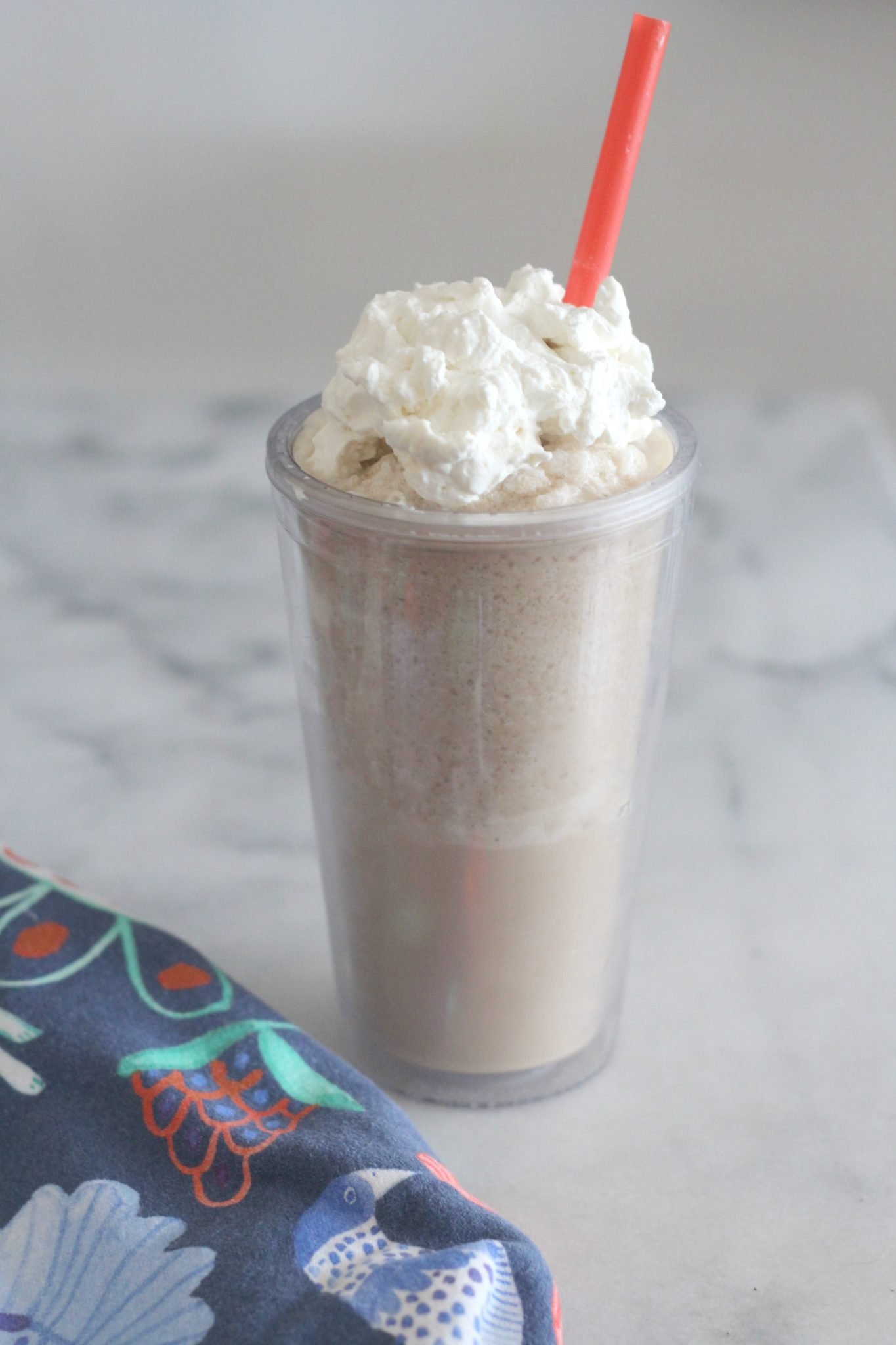 This low carb Irish Cream Coffee Frapp&eacute; is a flavorful substitute for the sugar laden ones at the coffee shop! 