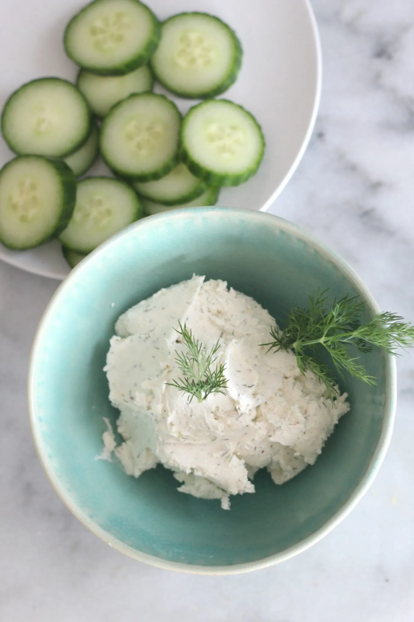 Put this garlic herb cream cheese spread on everything! Eggs, cucumbers, sandwiches...you name it! It's great for adding flavor to your low carb and keto foods!