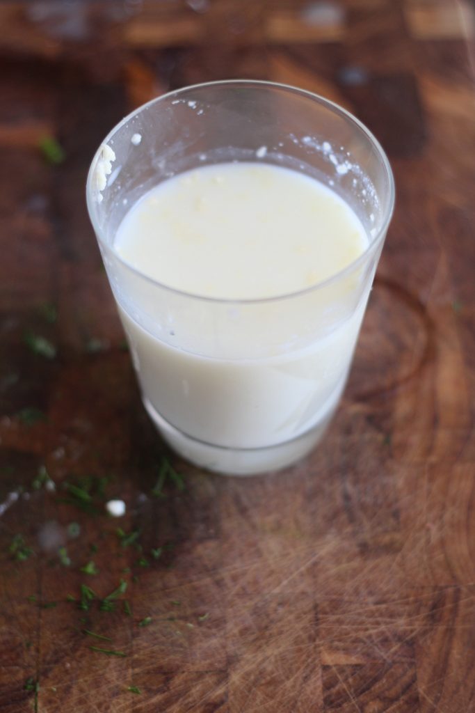 Make your own garlic herb butter with this simple recipe! This butter is so fresh and tasty with garlic, dill, green onion, and sea salt! homemade buttermilk