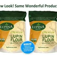 Lupin Flour Gluten Free, High protein, Fiber-Rich Lupina 2 Pack