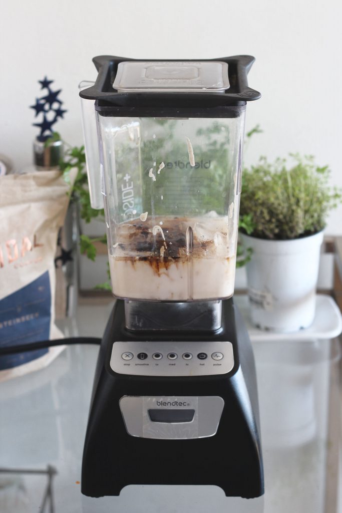 This delicious Hazelnut Keto Coffee Frappé is sugar-free and dairy-free and a perfect summer replacement for your hot bulletproof coffee. #lowcarbdelish #ketocoffee #bulletproofcoffee #buttercoffee #ketorecipes #ketocoffee
