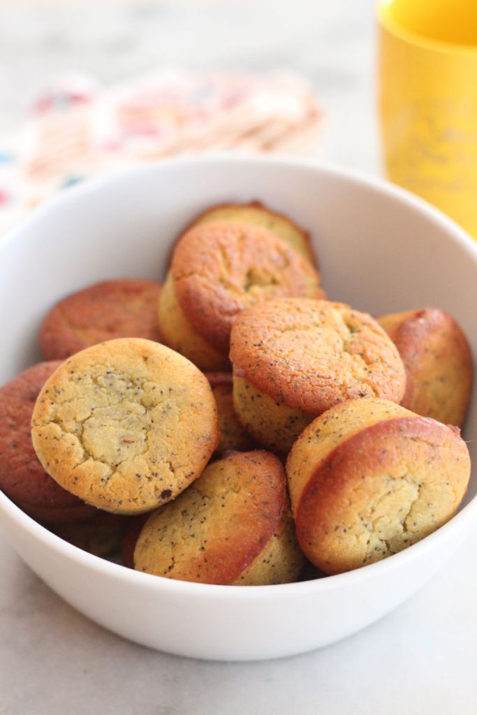 These flavorful keto poppy seed muffins are perfect for your next brunch! Under two net carbs a piece, they are super moist and easy to make. Flavor with lemon or almond to truly make them special! #lowcarbdelish #ketobrunch #ketorecipes #lupinflour #alluloserecipes #ketomuffins #lowcarbrecipes