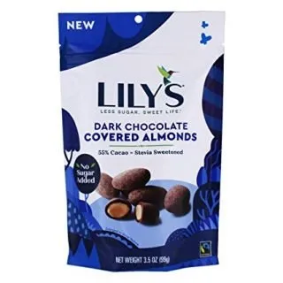 Image for Lily's Stevia Sweetened Dark Chocolate Covered Almonds