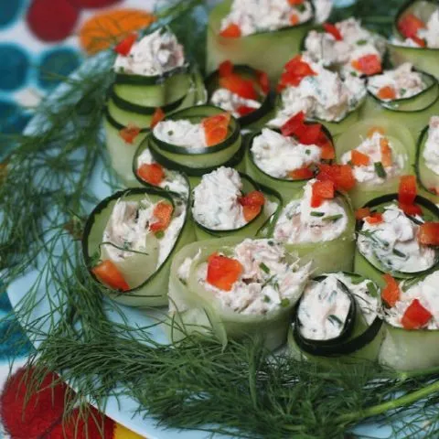 Tuna Cucumber Rolls