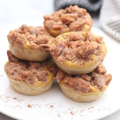 Keto Pumpkin Pie Egg Loaf Muffins