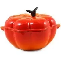 Le Creuset Enameled Cast-Iron 2-1/4-Quart Pumpkin Casserole, Flame
